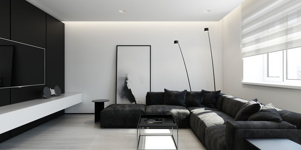 modern living room renovation minimalist style